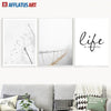 Girl Dandelion Bridge Quote Landscape Wall Art Canvas Painting Nordic Posters And Prints Wall Pictures For Living Room Decor