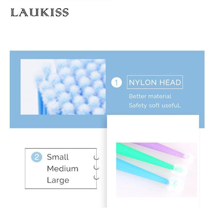 100pcs/lot Micro Make Up Brushes Eyelash Extension Eye Lash Glue Brushes Lint Free Disposable Applicators Sticks Makeup Tools