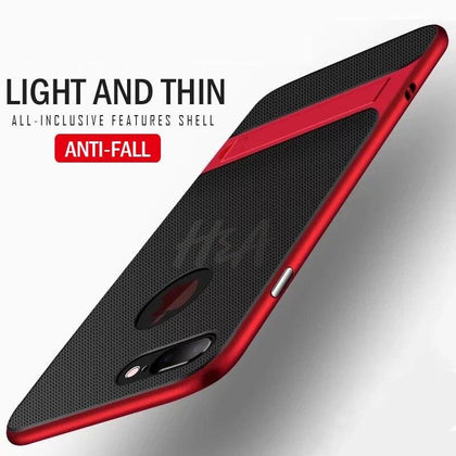 H&A Luxury Holder Phone Case For iPhone 6 6s 7 8 Plus Full Cover Shockproof Cover For iPhone X XS Max XR 10 Kickstand Cases Capa