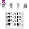Kads 23 Design Halloween Flower Nail Stamping Plates Nail Printing Stamping Template Nail Art Stencils For Manicure Print Nails