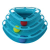 Top Quality Funny Cat Pet Toy Cat Toys Intelligence Triple Play Disc Cat Toy Balls Ball Toys Pets Green Orange