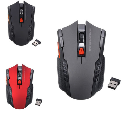 NOYOKERE  2.4Ghz Mini Portable Wireless Optical 2000DPI Adjustable Professional Gaming Game Mouse Mice For PC Laptop Desktop