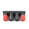 4 Female Banana Plug Terminal Binding Post For Speaker Amplifier 1/3Pcs High Quality Plug Jack Connector