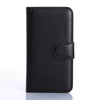 Konsmart New Book Style Wallet Cover For Iphone 4S Flip Pu Leather Case For Iphone 4 4S Iphone4S Black Funda Cellphone Cases (Black)