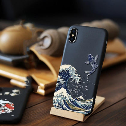 for iPhone XR XS 10S Max X 8 7 Plus Case 3D Relief Matte Soft Back Cover LICOERS Official Case for iPhone X r s 7Plus 8Plus Case