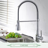 Spring Style Kitchen Faucet Brushed Nickel Faucet Pull Out Torneira All Around Rotate Swivel 2-Function Water Outlet Mixer Tap