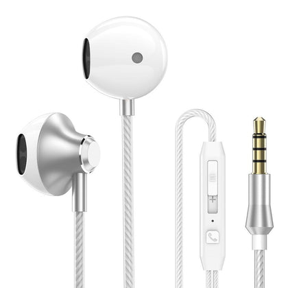 PTM Earphone Headphones Noise Cancelling Stereo Earbuds with Microphone Gaming Headset for Phone iPhone Xiaomi ear phone PC MP3