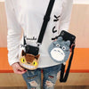 Oryksz For Iphone X Case Luxury Cartoon Totoro Silicone Hang Rope Soft Cases For Iphone X Xs Xr Xs Max 6 6S 8 7 8Plus Back Cover
