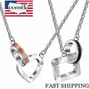 Us Stock Uloveido Necklaces Pendants Couple Necklace For Men And Women Heart And Square Paired Pendant Valentines Day Gift Sn048