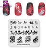 Kads 23 Design Halloween Flower Nail Stamping Plates Nail Printing Stamping Template Nail Art Stencils For Manicure Print Nails
