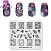 Kads 23 Design Halloween Flower Nail Stamping Plates Nail Printing Stamping Template Nail Art Stencils For Manicure Print Nails