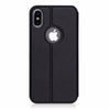 Pu Leather Flip Case For Apple Iphone X Luxury Phone Case Open Window View Stand Magnet Closure Case For Iphone X Silicone Cover