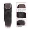 Superfect Straight Hair Bundles With Closure Brazilian Human Hair Weave Bundles With Closure Non Remy Lace Closure With Bundles