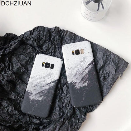 DCHZIUAN Luxury Marble Phone Case For Samsung Galaxy S8 S8plus S9 Plus Note 8 9 Cover For Samsung S10 S8 Plus Case Black Coque