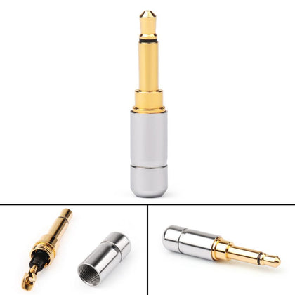 Areyourshop 3.5mm 2 Pole TS Mono Plug Male Adapter Audio MINI Connector For Headphone DIY Wholesale Plug Jack Connector