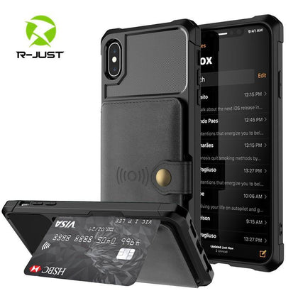 Luxury Retro PU Leather Magnetic absorption Wallet Case for iPhone X XS MAX XR 6 6s 7 8 Plus Cases Multi Card Holders Flip Cover