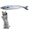 3D Chewing cat toy catnip stuffed fish playing toy