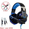 Kotion Each Earphone Gaming Headphones With Microphone Stereo Headset Gamer Headphone  For Computer Earphones Big Gaming Headset