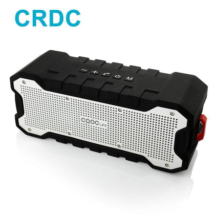 CRDC Bluetooth Speaker Outdoor Portable Wireless Waterproof Speaker with Enhanced Bass Dual 5W Drivers / A2DP /30-Hour Playtime