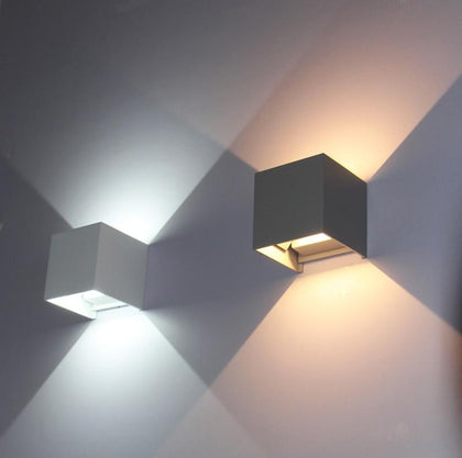 Cube IP65 Adjustable Surface Mounted Outdoor Led Lighting,Led Outdoor Wall Light, Up Down Wall Porch Lamp