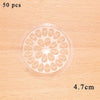 Plastic Glue Gasket Flower Shape Pad False Eyelash Extension Glue Holder Pallets For Eyelashes Extension Adhesive Pallet Tools