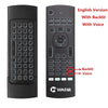 Mx3 Backlit Air Mouse Smart Voice Remote Control Mx3 Pro 2.4G Wireless Keyboard Gyro Ir For Android Tv Box T9 X96 Mini H96 Max