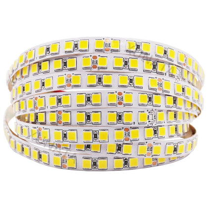 RAZEND 12V 24V 5054 LED Strip 5m 120LEDs/M Waterproof Warm white 600 Led stripe Flexible LED Ribbon Tape More Bright 5050 5630