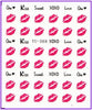 Nail Sticker Flower Butterfly Marine Conch Kisses Lip Stick Water Transfers Stickers Nail Decals Stickers Water  Yu561-572