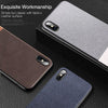 Cafele Cloth Case For Iphone X Xr Xs Max Case Ultra Thin Soft Tpu Edge Shockproof Business Style Phone Cover For Iphone X Shell