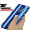 H&A 360 Full Cover Plating Mirror Case For Samsung Galaxy S9 S8 Plus Note 8 Hard Protective Cover For Samsung S8 S7 Edge Cases