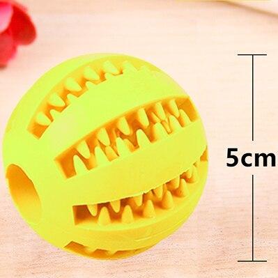 Onnpnnq Rubber Pet Dog Cat Toy Ball Chew Treat Holder Tooth Cleaning Ball Food Dog Puppy Ball Training Interactive Pet Supplies
