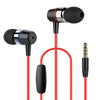 Ifeel Stereo Metal Earphone Headphones Headsets Bass With Microphone For Iphone Samsung Xiaomi Music Mp3 Mp4 Android