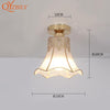 Ceiling Lights Minimalist Retro Ceiling Lamp Glass E27 Industrial Decor  Lamps For Living Room Home Lighting Lustre Luminaria