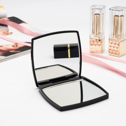 Mini Mirror square Shape Girl Mini Double Sides Portable Mirror Pocket Makeup Cosmetics Compact Mirrors Drop Shipping