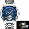 Lige Men Watches Top Brand Luxury Business Automatic Mechanical Watch Men Full Steel Sport Waterproof Watch Relogio Masculino