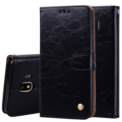 For Galaxy J4 2018 Wallet Leather Case Premium Leather Wallet Flip Case For Samsung Galaxy J4 SM-J400F J400F J400 J4 Plus J415F