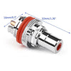 Areyourshop Rca Female Socket Chassis Connector Rhodium Plated Copper Jack 32Mm Wholesale Connector Plug Jack White Red