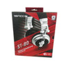 Senicc St-80 Professional Stereo Dj Studio Headphones Portable Monitor Headset With 3.5Mm 6.3Mm Jack With 2.5M Extended Cord