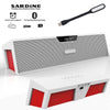 Sardine Wireless Hifi Portable Wireless Bluetooth Speaker Stereo Soundbar Tf Fm Radio Dual Bluetooth Speakers Portable