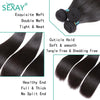 Sexay Brazilian Straight Hair Bundles With Closure Sliky Straight Human Hair 3 Bundles With Closure Brazilian Hair Weave Bundles