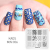 Kads Nail Art Template 36 Designs Chinese Style Ink-Painting Wordart Image Template Nail Stamping Plate Nail Art Stencils