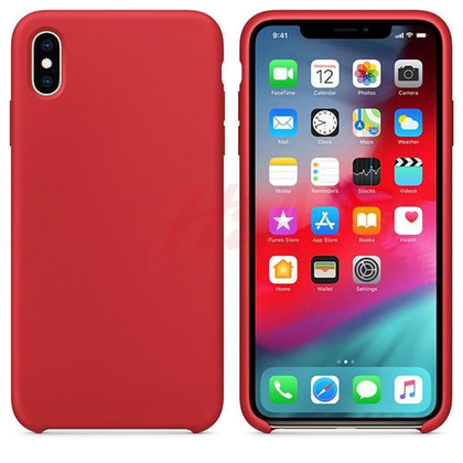 H&A Luxury Original Silicone Case For iPhone 8 6 Plus Phone Cover for Apple iPhone 7 6s Plus X XS XS MAX XR Cover Case Funda
