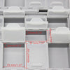 Aidetek Box Organizer Craft Beads Storage Lids Empty Enclosure Smd Smt Organizer Surface Mount Plastic Toolbox Label 4Boxall48
