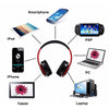 Colorful Wireless Earphones Bass Bluetooth Headphones Over-Ear Foldable Headset Handsfree With Mic For Gaming Phone Computer
