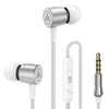 Original Ptm D1 In-Ear Earphone Zinc Alloy Headset Bass Sound Earbuds Sport Earphones With Mic For Phone Xiaomi Iphone Samsung