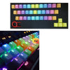 Noyokere Hot Sale Backlight Pbt 37Keys Double Shot Translucidus Backlight Backlit Rainbow Keycaps For Mechanical Keyboard