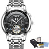 Lige Men Watches Top Brand Luxury Business Automatic Mechanical Watch Men Full Steel Sport Waterproof Watch Relogio Masculino