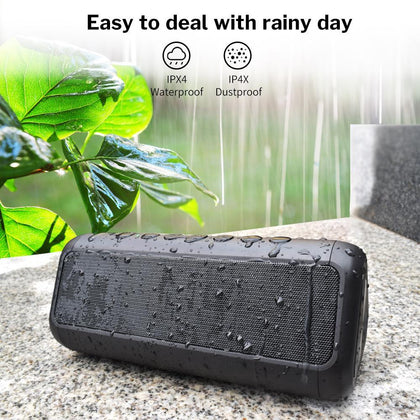 Bluetooth Speaker Waterproof Portable Column Wireless Stereo Music Box Solar Power Bank Boombox MP3 Loudspeaker Outdoor Speakers