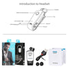 Fineblue F960 Wireless Driver Bluetooth V4.0 Headphone Call Vibration Remind Noise Canceling Wear Clip Driver Headphone With Mic