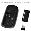 Ergonomic Usb Wireless Slim Mouse Touch Wheel Magic Mice 2.4G 800/1000/1200 Dpi Optical Mini Mause For Apple Laptop Desktop Pc